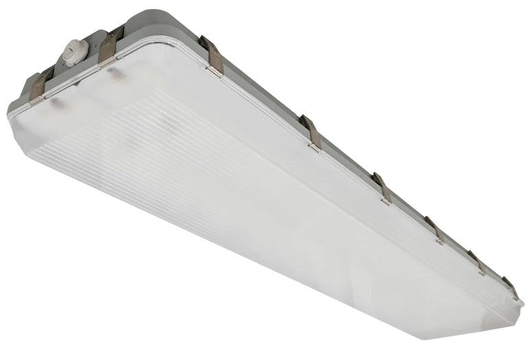 LED vapor tight linear fixture, left facing, light off
