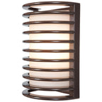 Access Lighting Bermuda 1 Light Outdoor LED Wall Mount, Bronze (20010LEDDMGLP)