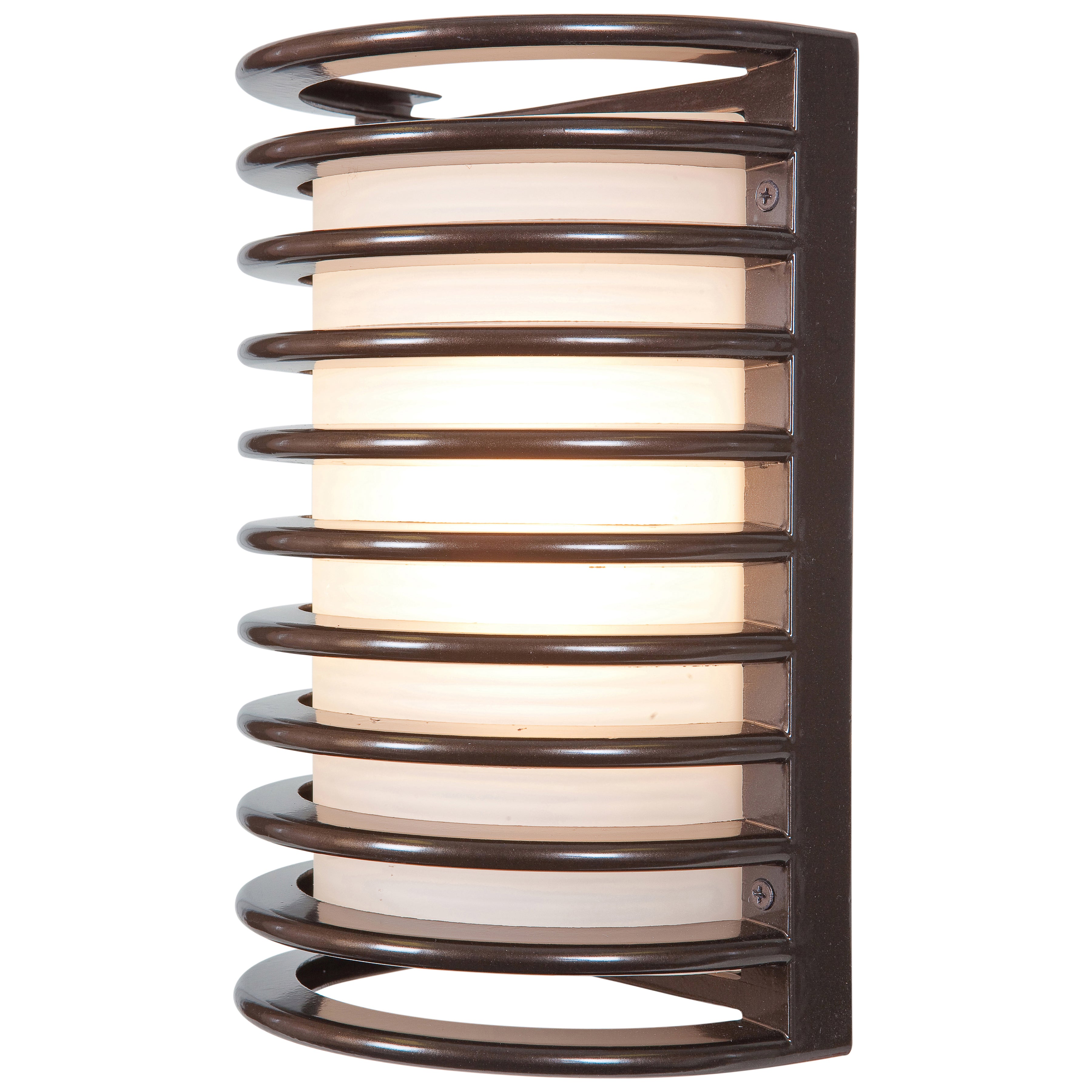 Bermuda 1 Light Outdoor Wall Mount, Bronze (20010MG)