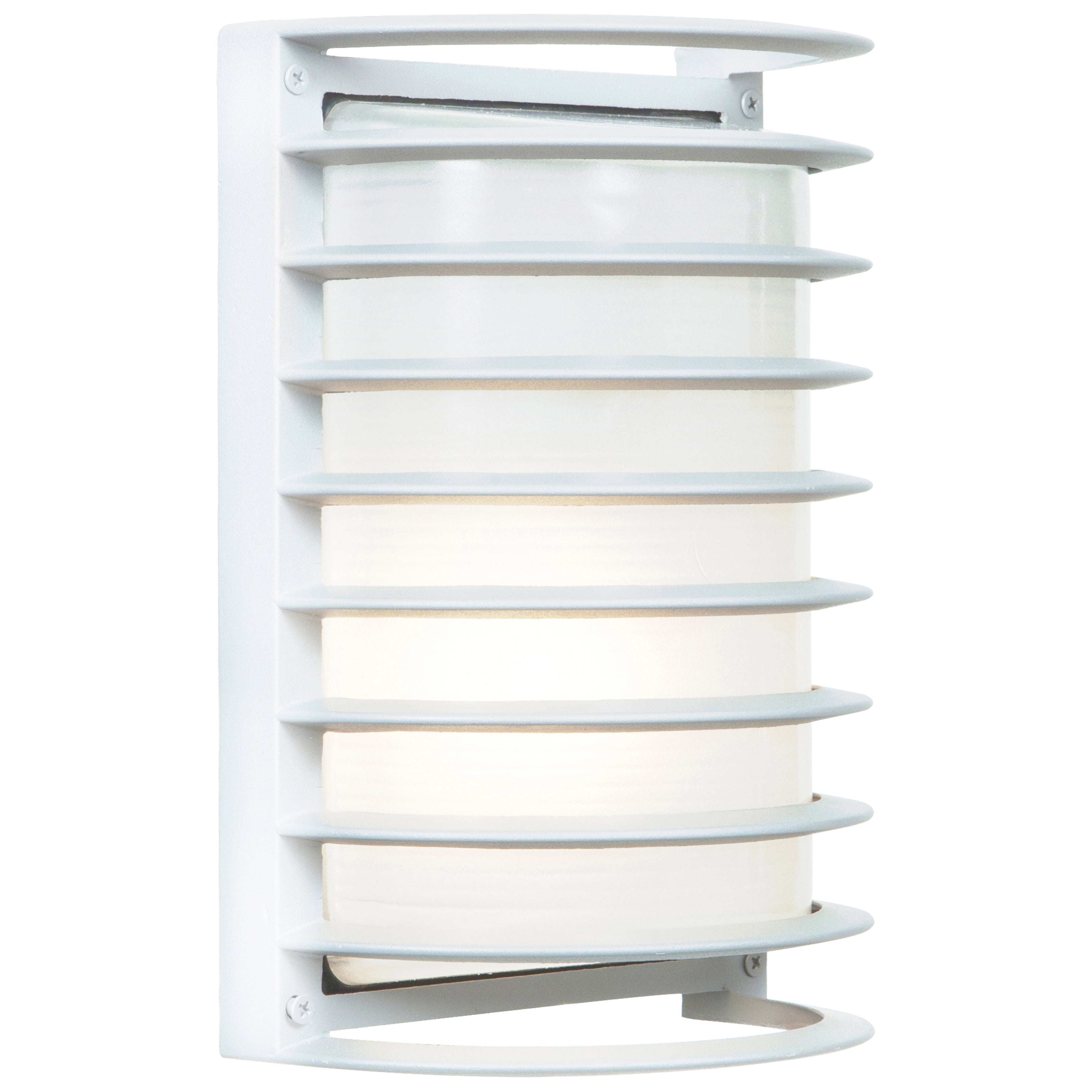 Bermuda 1 Light Outdoor Wall Mount, White (20010MG)