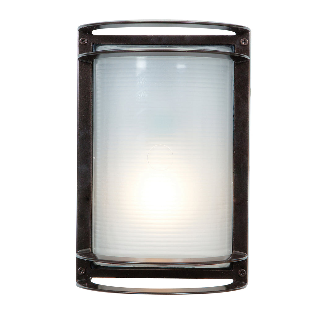Nevis Outdoor LED Wall Mount, Bronze
