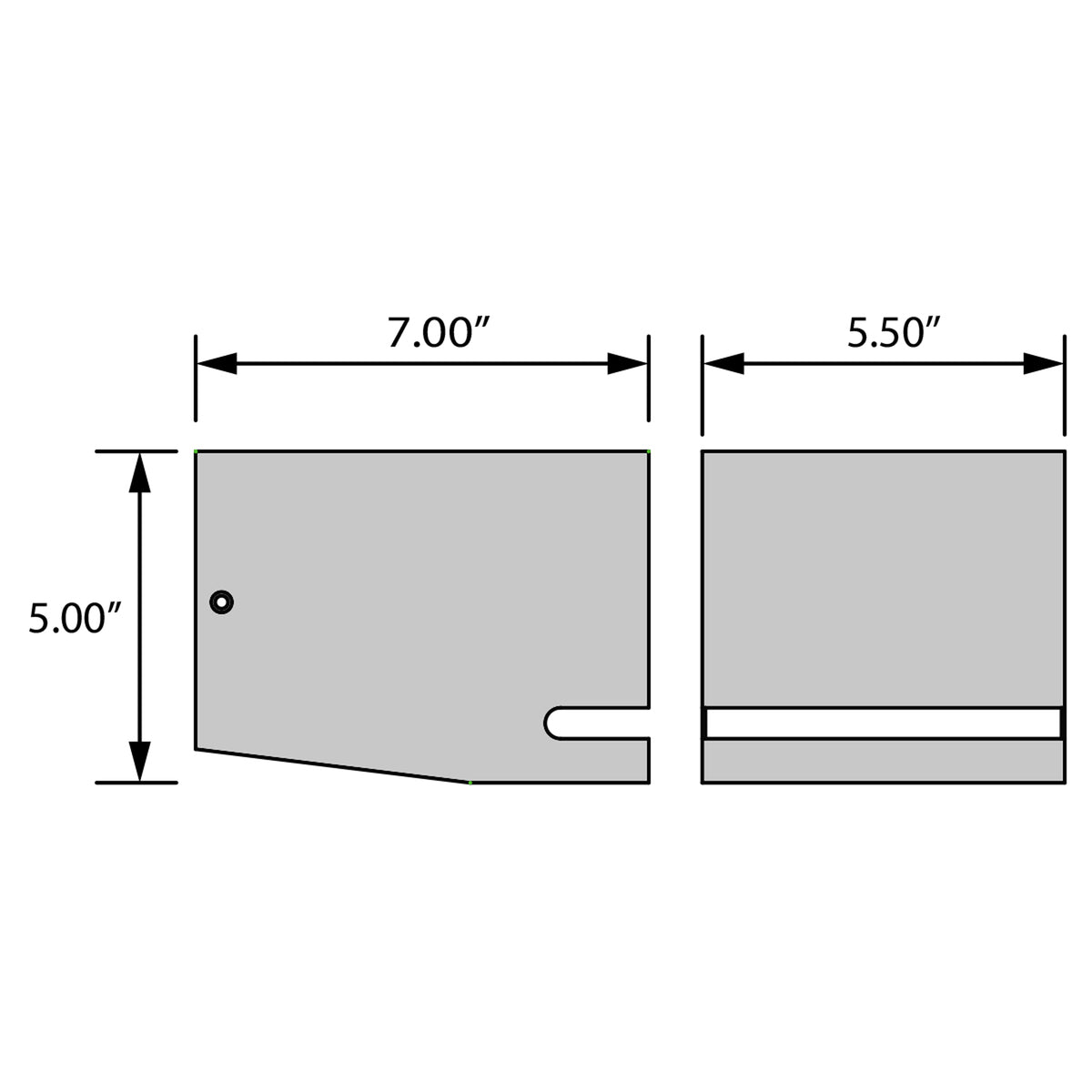 Access Lighting Vivre Outdoor LED Wall Mount, Bronze, image 8