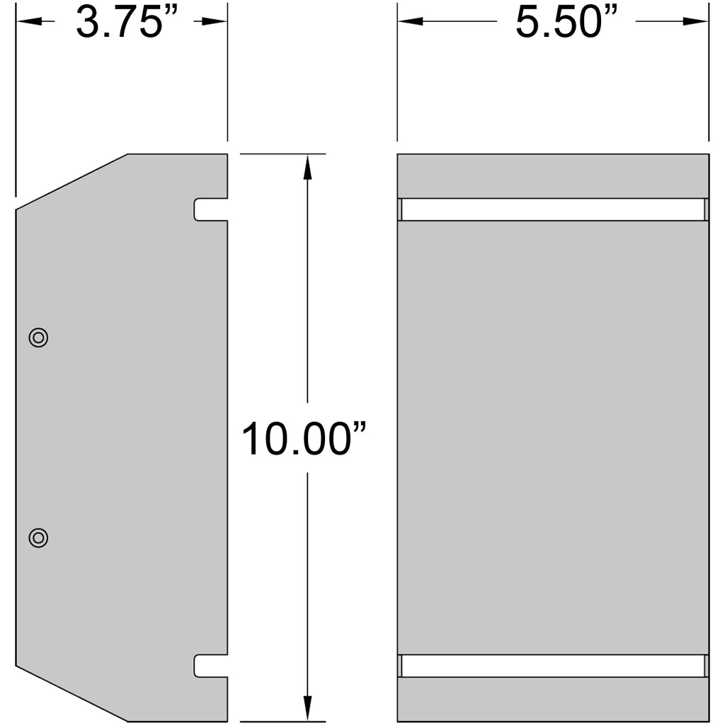 Access Lighting La Vida Bi-Directional Outdoor LED Wall Mount, Satin / 5.5", image 7