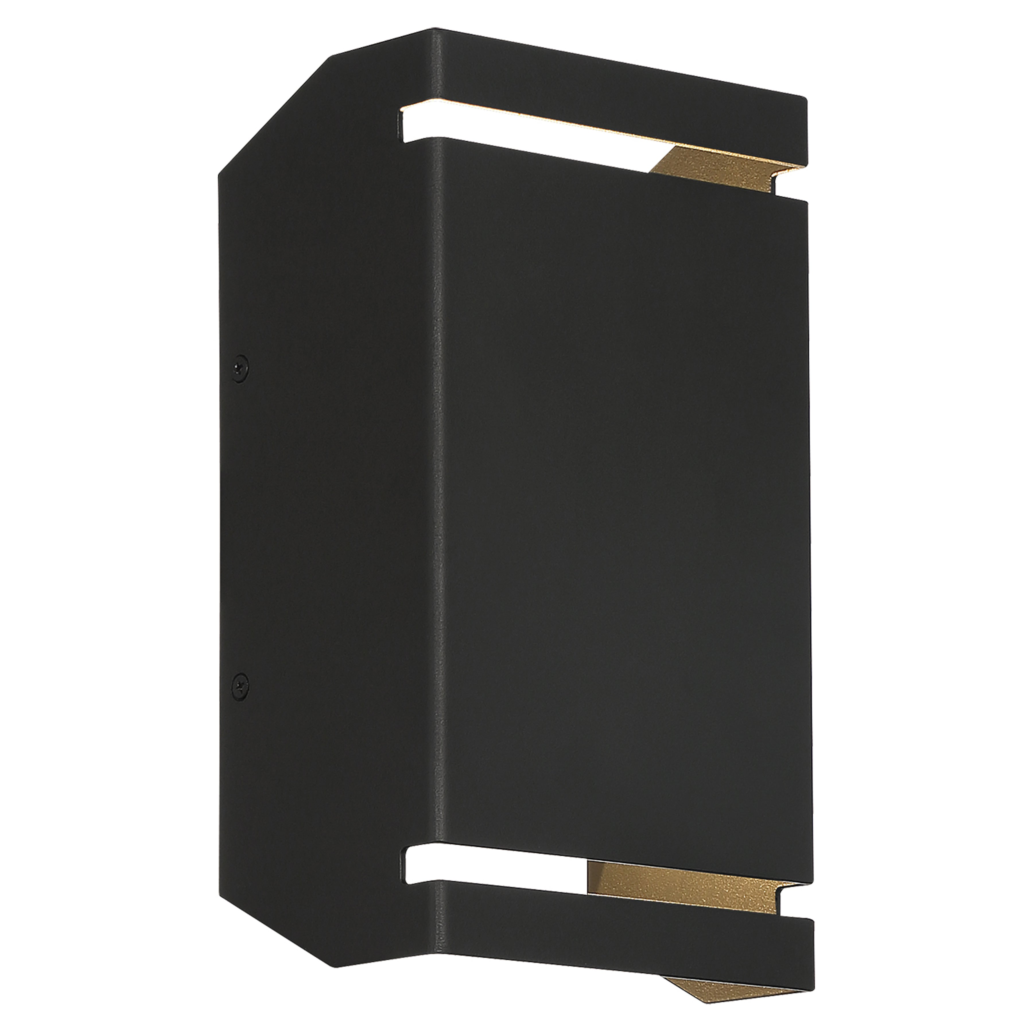La Vida Bi-Directional Outdoor LED Wall Mount, Black / 5.5"