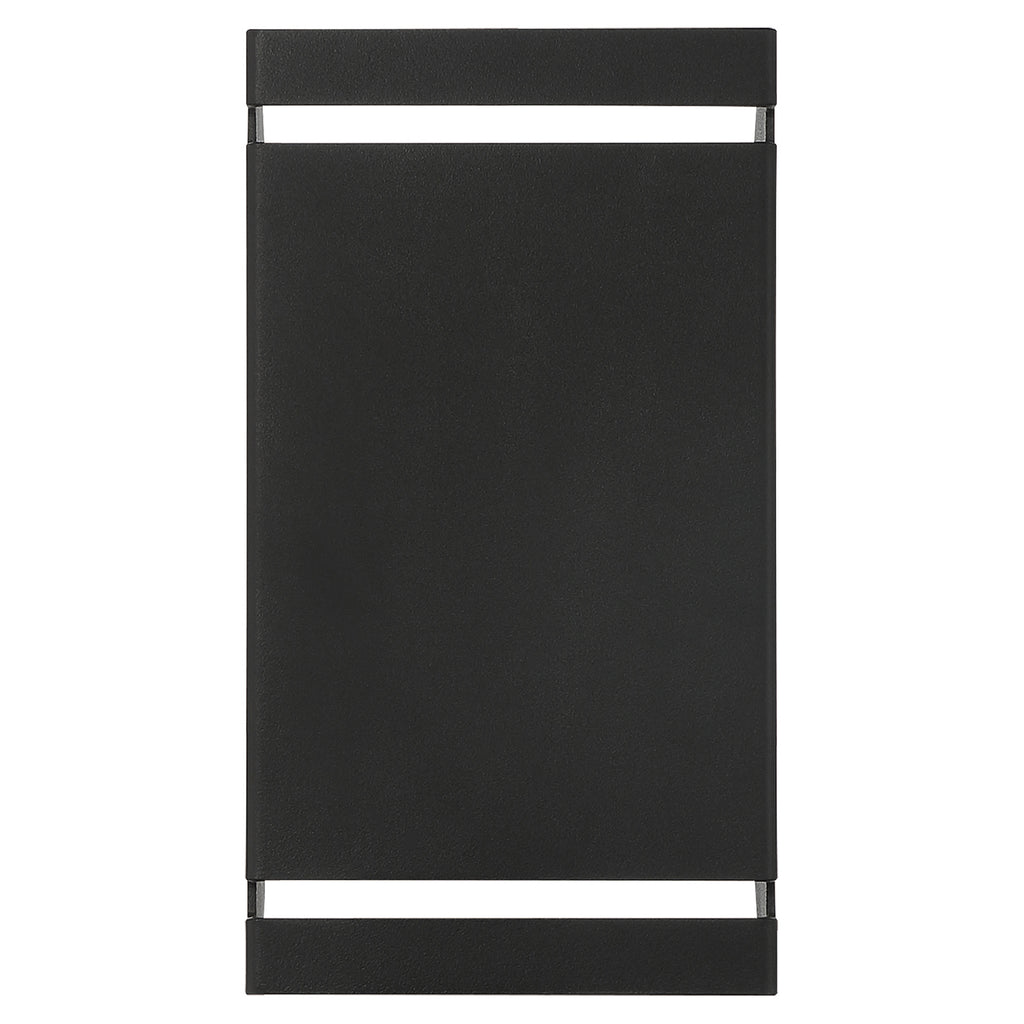 La Vida Bi-Directional Outdoor LED Wall Mount, Black / 5.5"