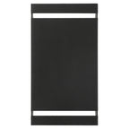 La Vida Bi-Directional Outdoor LED Wall Mount, Black / 5.5"