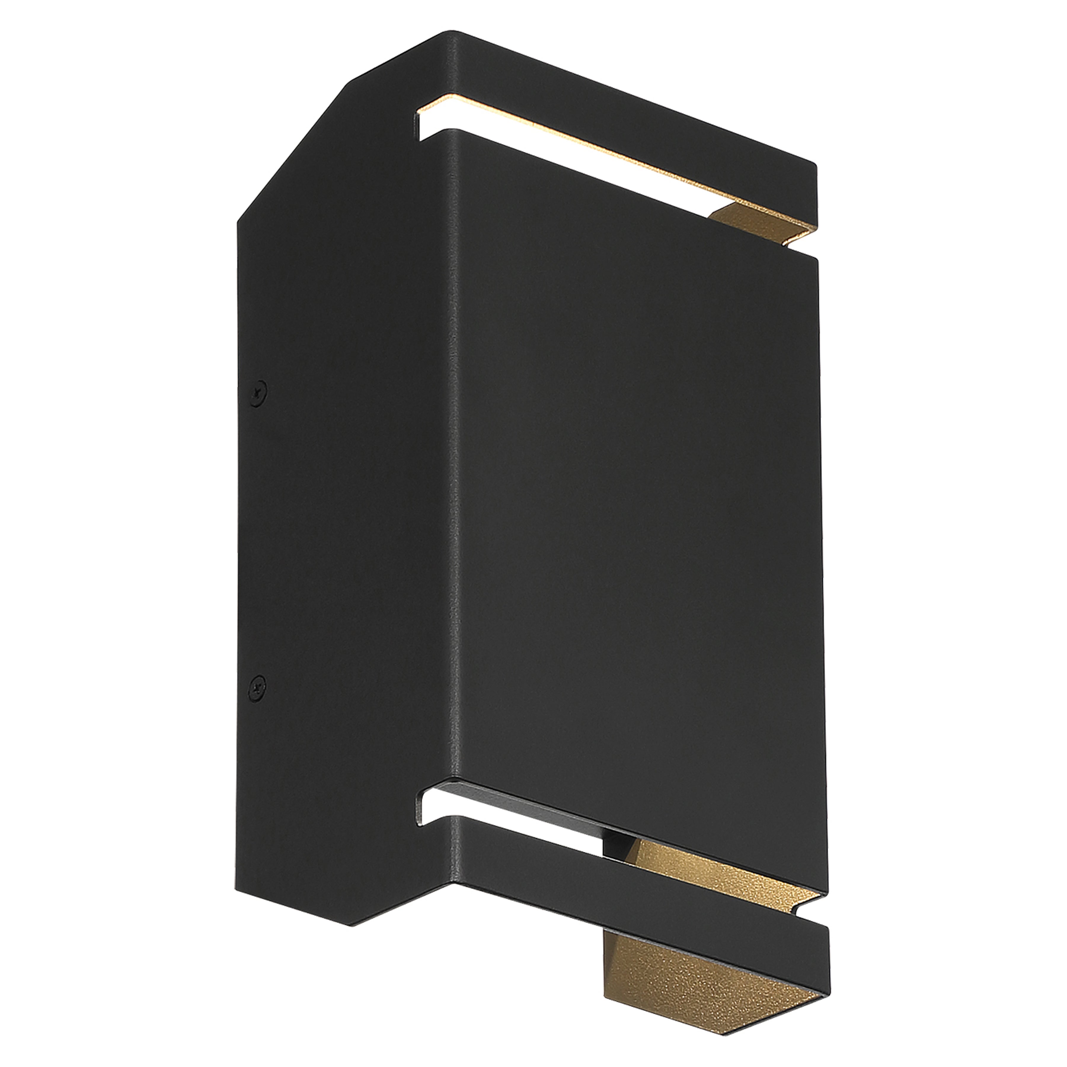La Vida Bi-Directional Outdoor LED Wall Mount, Black / 5.5"