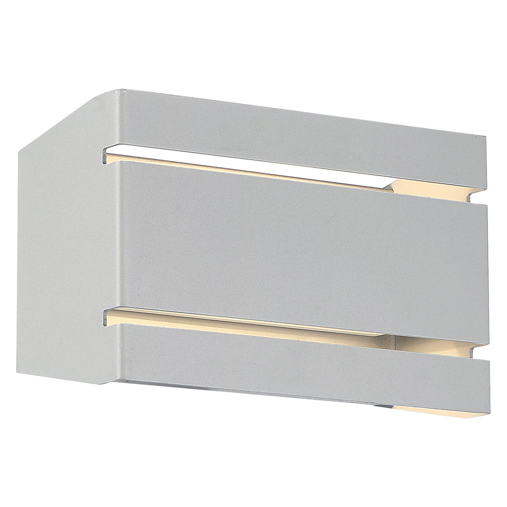 La Vida Bi-Directional Outdoor LED Wall Mount, Satin / 8.75"