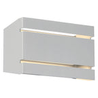La Vida Bi-Directional Outdoor LED Wall Mount, Satin / 8.75"