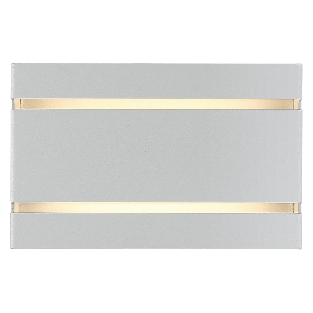 La Vida Bi-Directional Outdoor LED Wall Mount, Satin / 8.75"