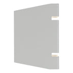 La Vida Bi-Directional Outdoor LED Wall Mount, Satin / 8.75"