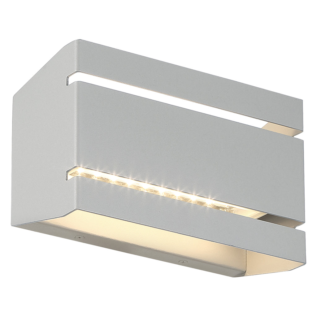 La Vida Bi-Directional Outdoor LED Wall Mount, Satin / 8.75"