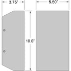 Access Lighting Amora Bi-Directional Outdoor LED Wall Mount, Black / 5.5", image 7