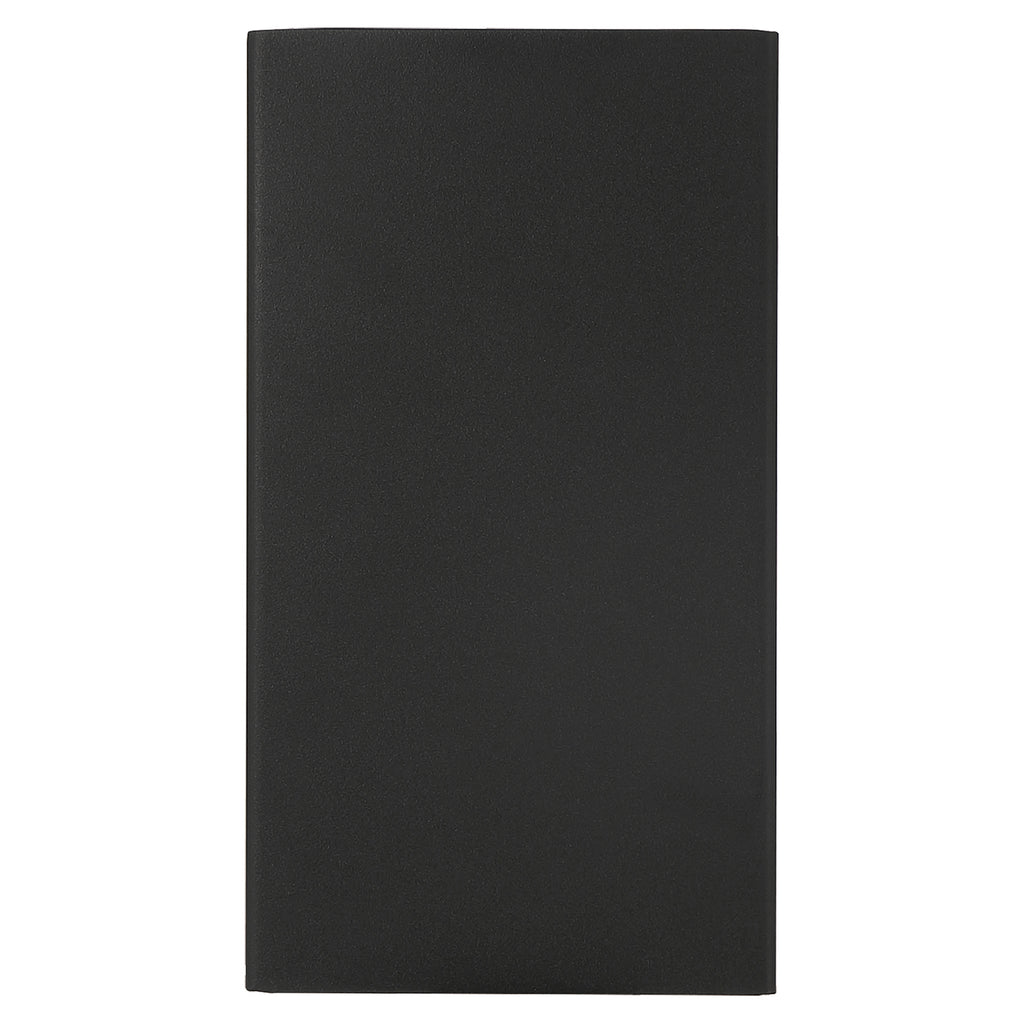 Amora Bi-Directional Outdoor LED Wall Mount, Black / 5.5"