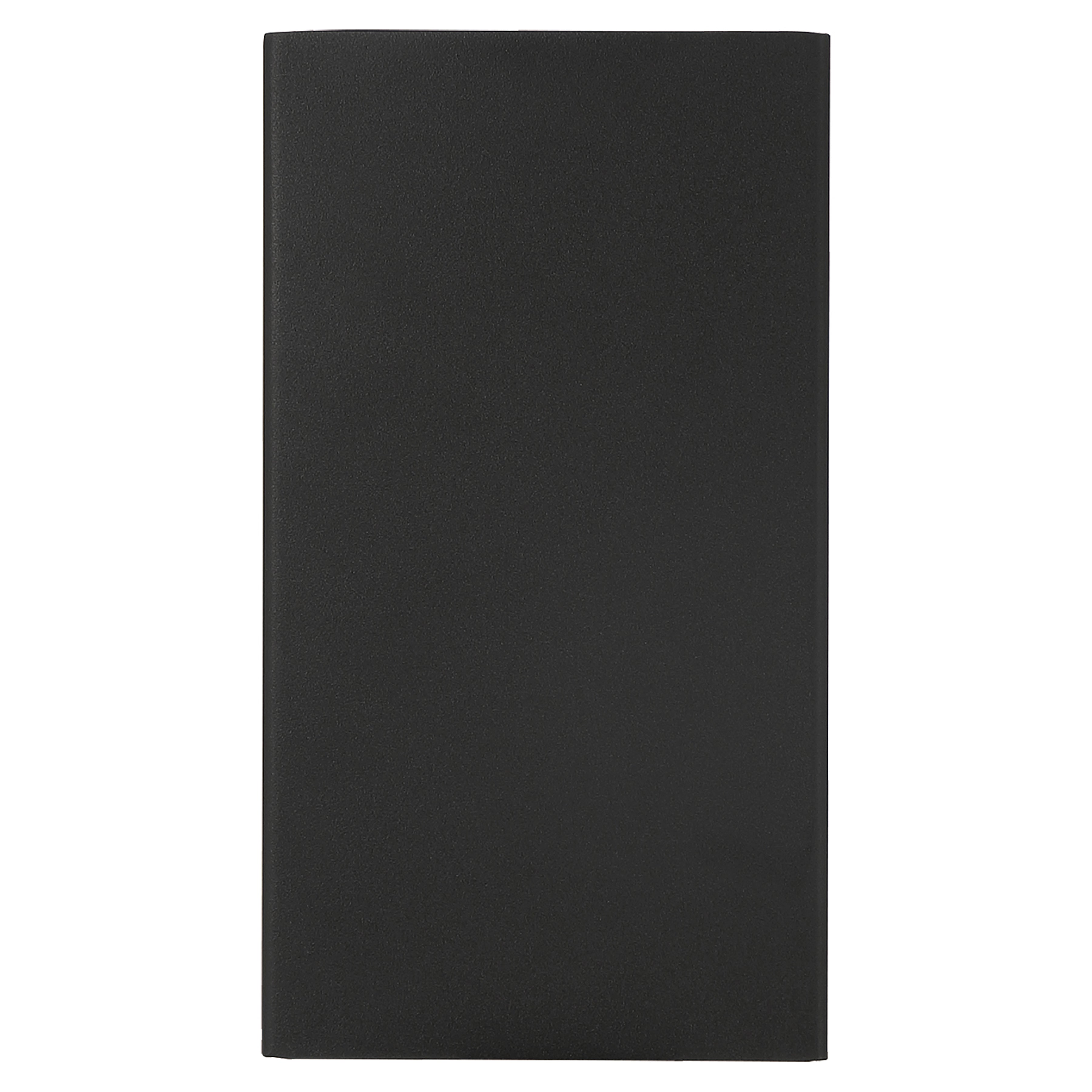 Amora Bi-Directional Outdoor LED Wall Mount, Black / 5.5"