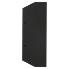 Amora Bi-Directional Outdoor LED Wall Mount, Black / 5.5"