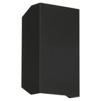 Amora Bi-Directional Outdoor LED Wall Mount, Black / 5.5"