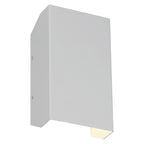 Amora Bi-Directional Outdoor LED Wall Mount, Satin / 5.5"