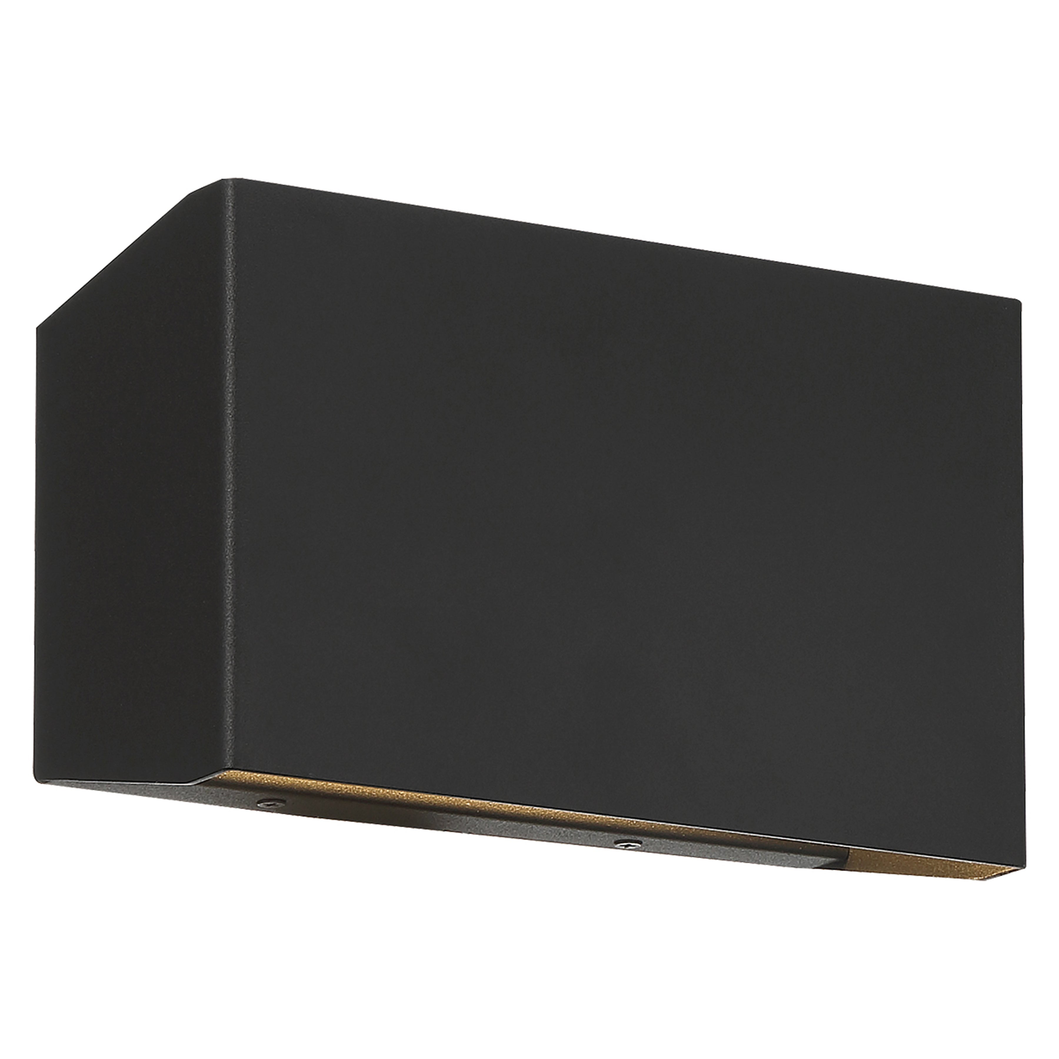 Amora Bi-Directional Outdoor LED Wall Mount, Black / 8.75"