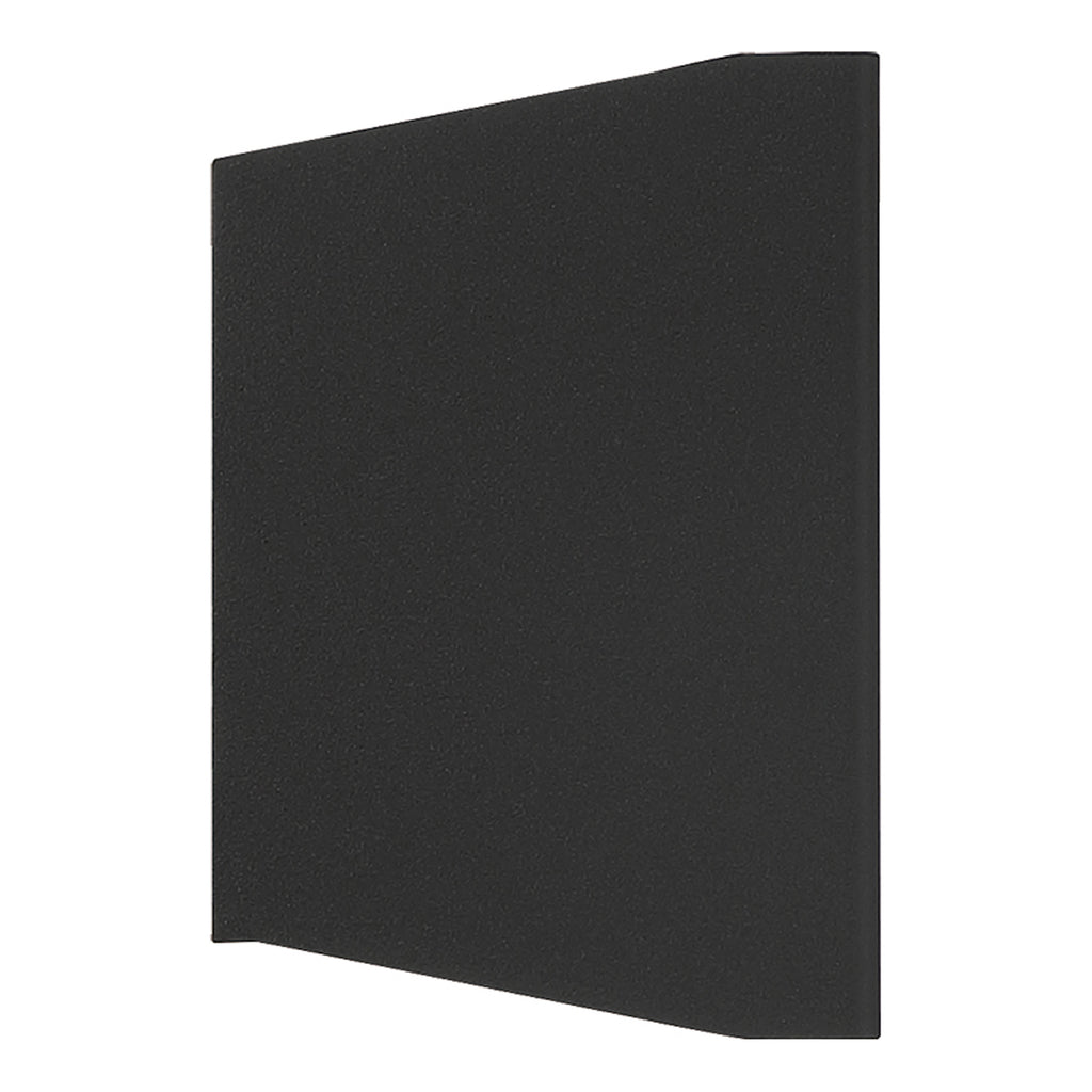 Amora Bi-Directional Outdoor LED Wall Mount, Black / 8.75"