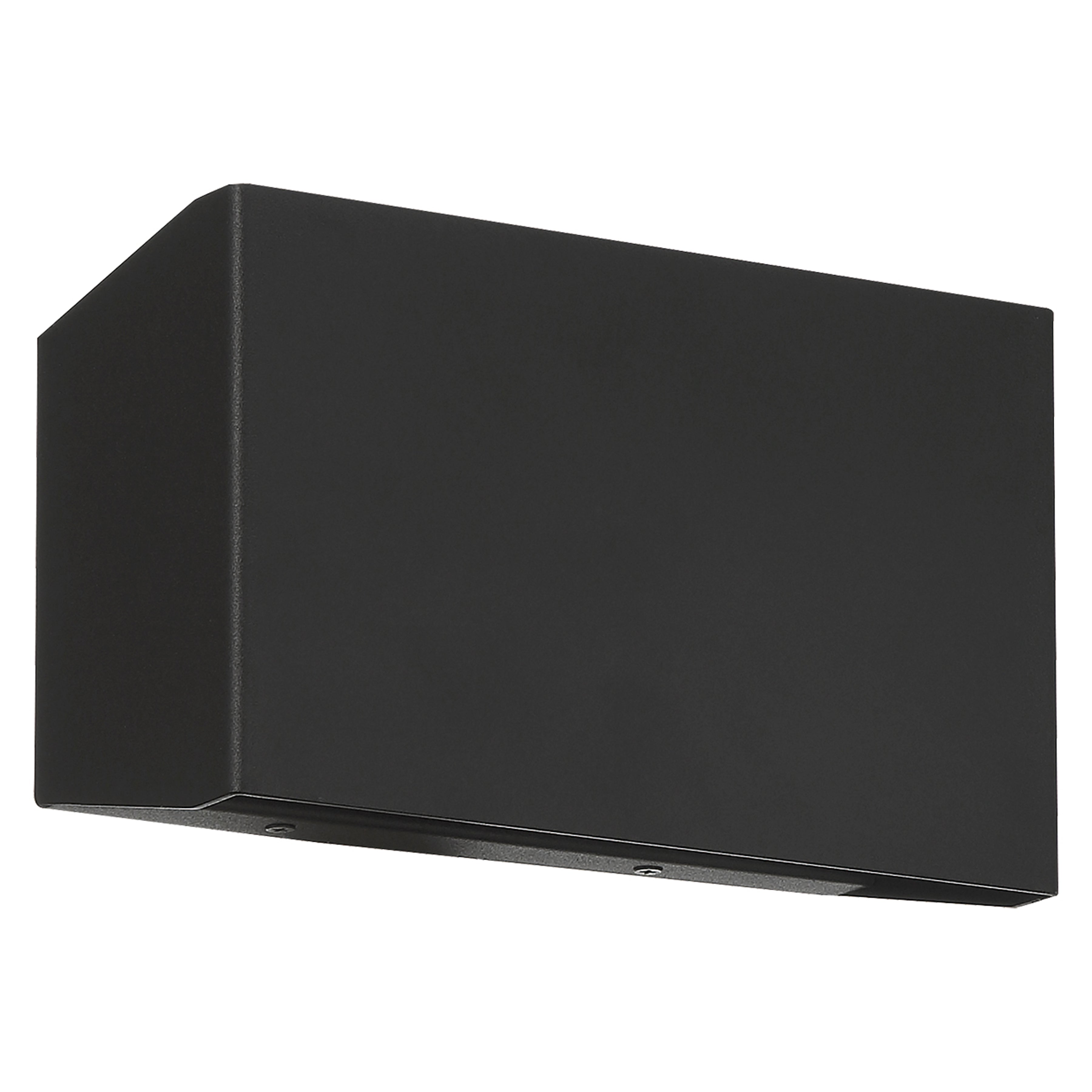Amora Bi-Directional Outdoor LED Wall Mount, Black / 8.75"