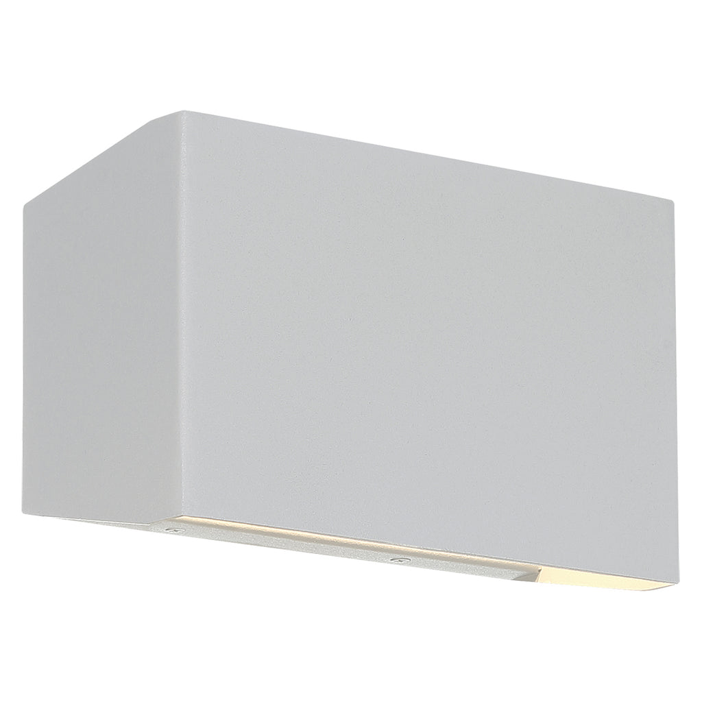 Amora Bi-Directional Outdoor LED Wall Mount, Satin / 8.75"
