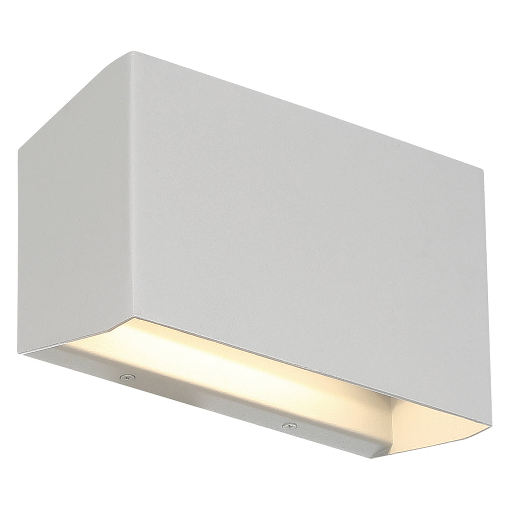 Amora Bi-Directional Outdoor LED Wall Mount, Satin / 8.75"