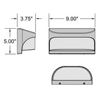 Access Lighting Laguna Outdoor LED Wall Mount, Satin, image 7