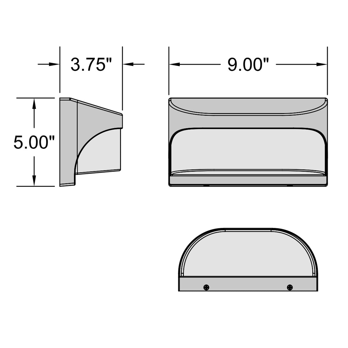 Access Lighting Laguna Outdoor LED Wall Mount, Satin, image 7