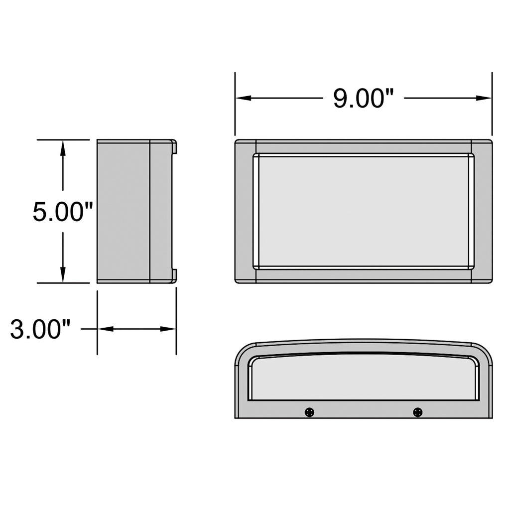Access Lighting Malibu Outdoor LED Wall Mount, Satin, image 7