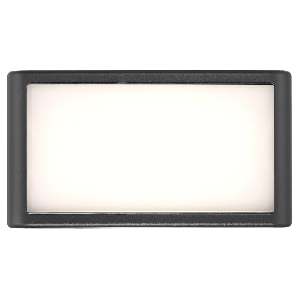 Malibu Outdoor LED Wall Mount, Black