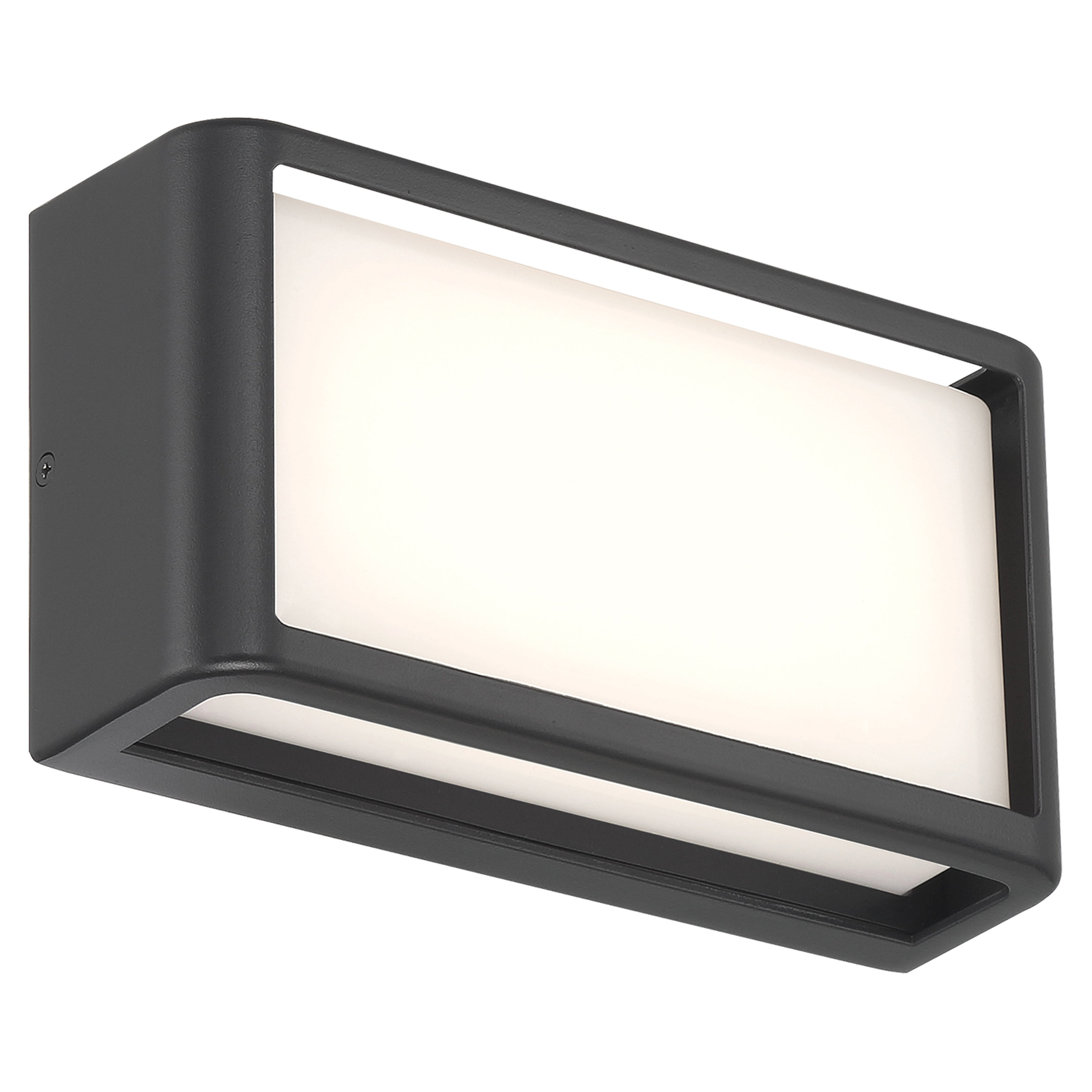 Malibu Outdoor LED Wall Mount, Black