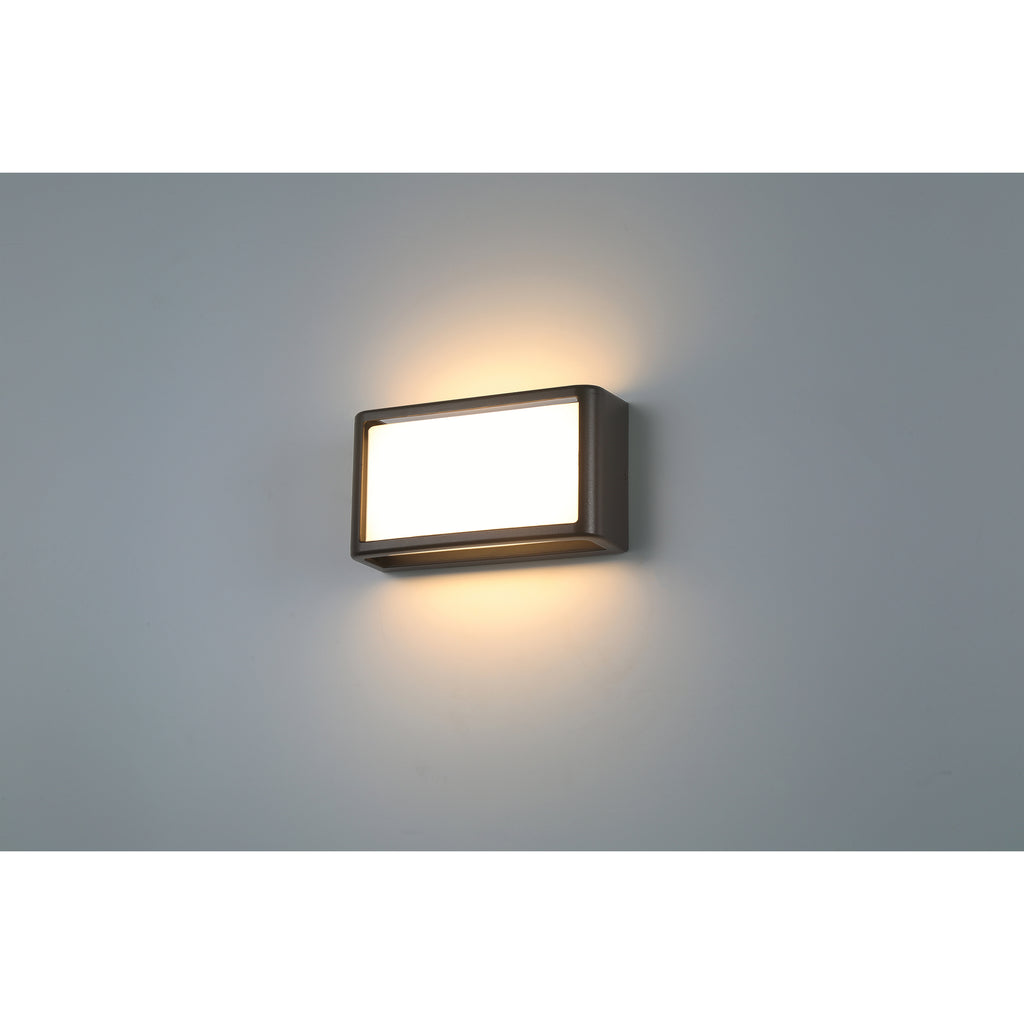 Malibu Outdoor LED Wall Mount, Black