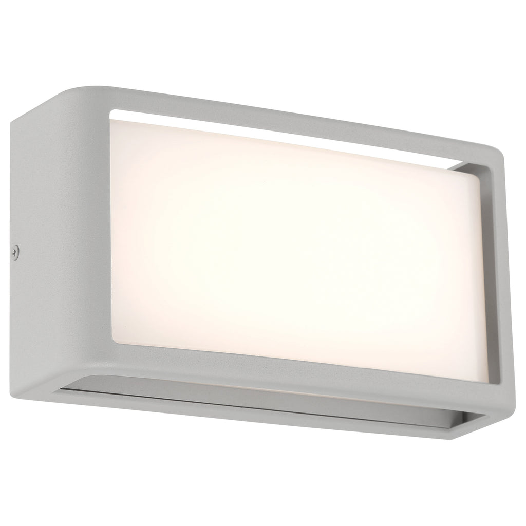 Malibu Outdoor LED Wall Mount, Satin