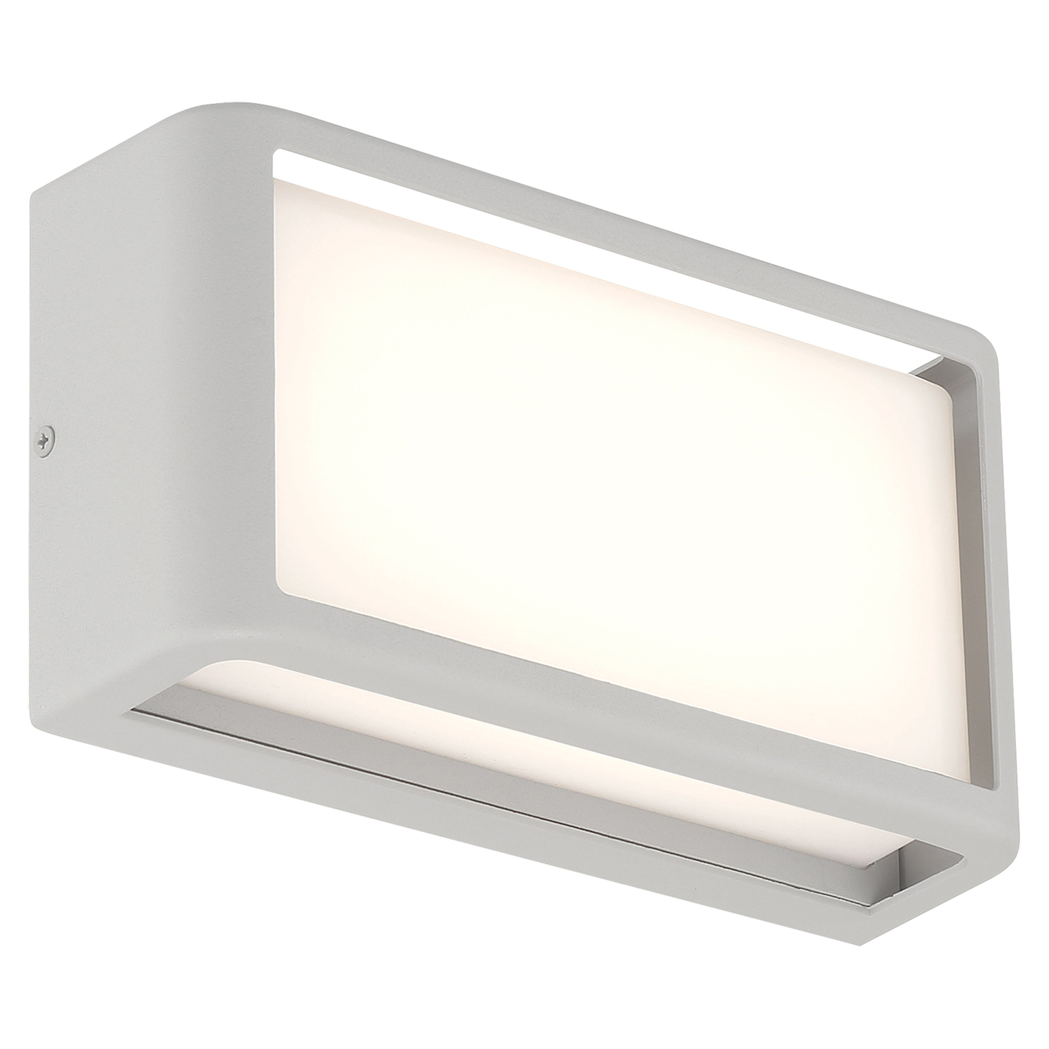Malibu Outdoor LED Wall Mount, Satin