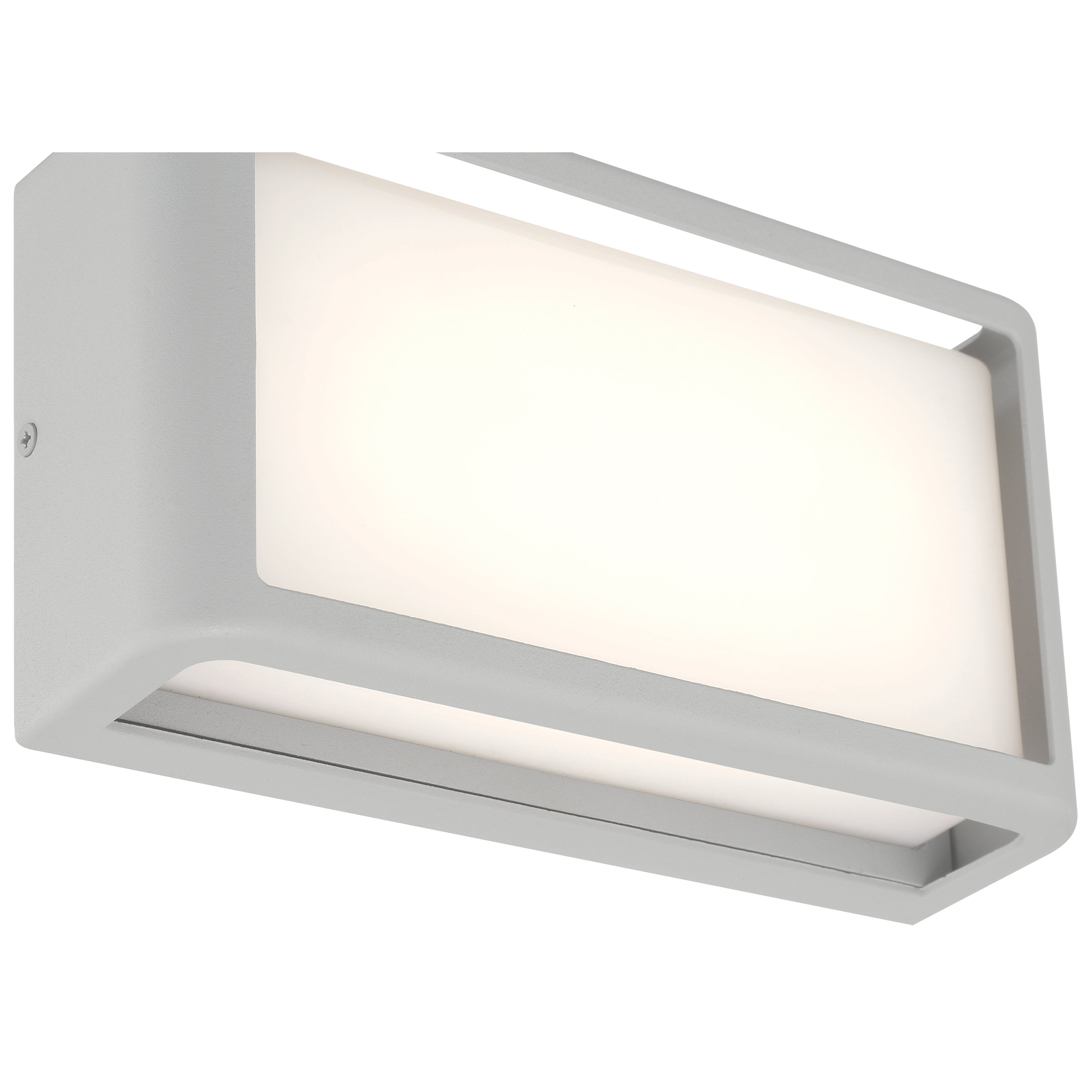 Malibu Outdoor LED Wall Mount, Satin