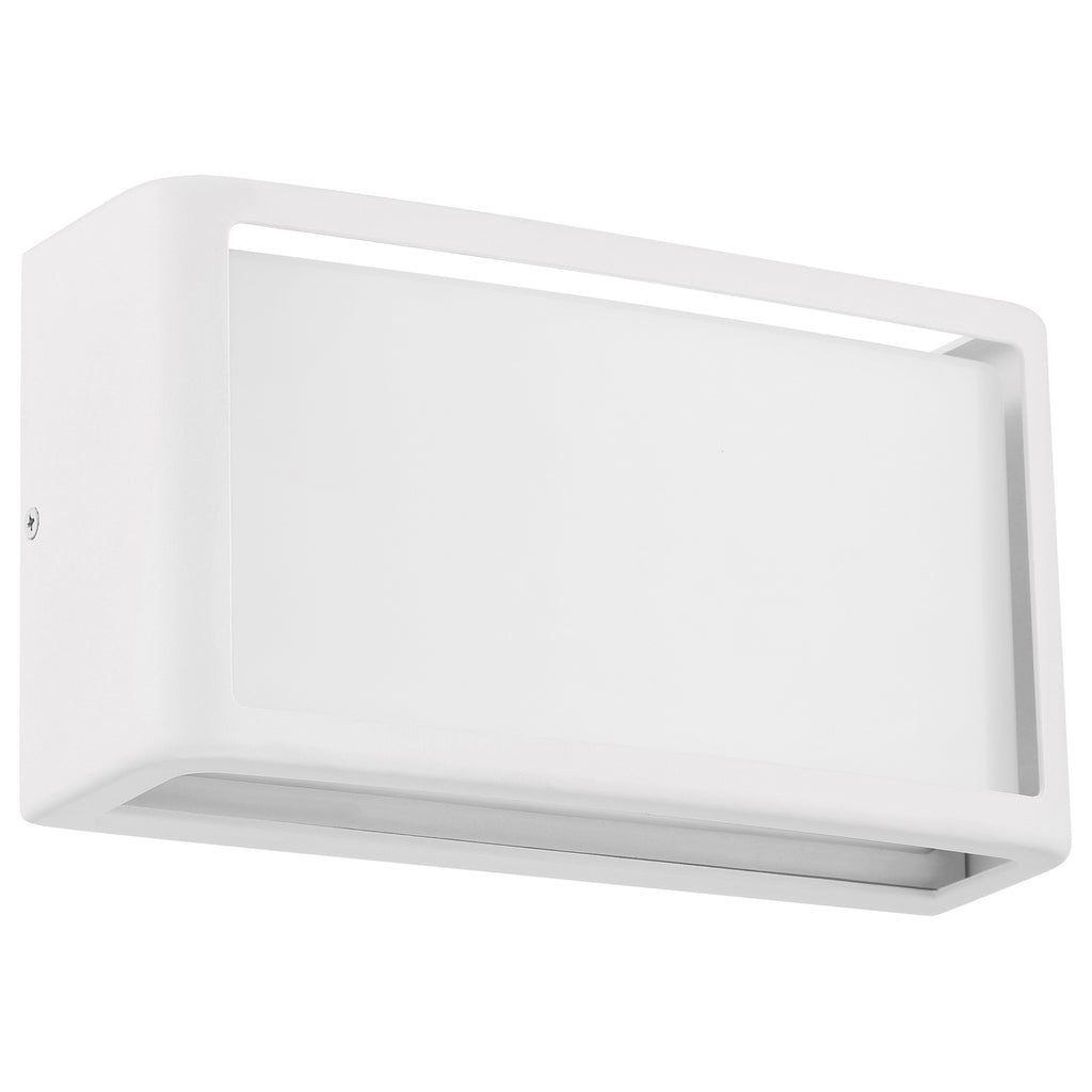 Malibu Outdoor LED Wall Mount, White