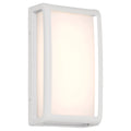Montana Outdoor LED Wall Mount, White
