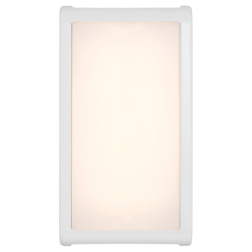 Montana Outdoor LED Wall Mount, White