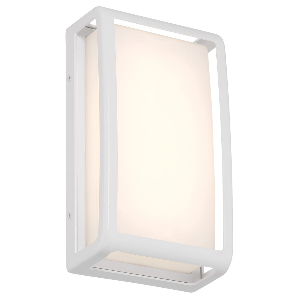 Montana Outdoor LED Wall Mount, White