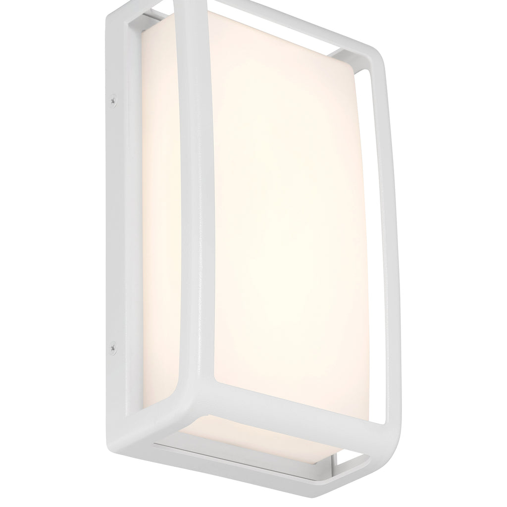 Montana Outdoor LED Wall Mount, White