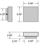 Access Lighting Strand Outdoor LED Wall Mount, image 8