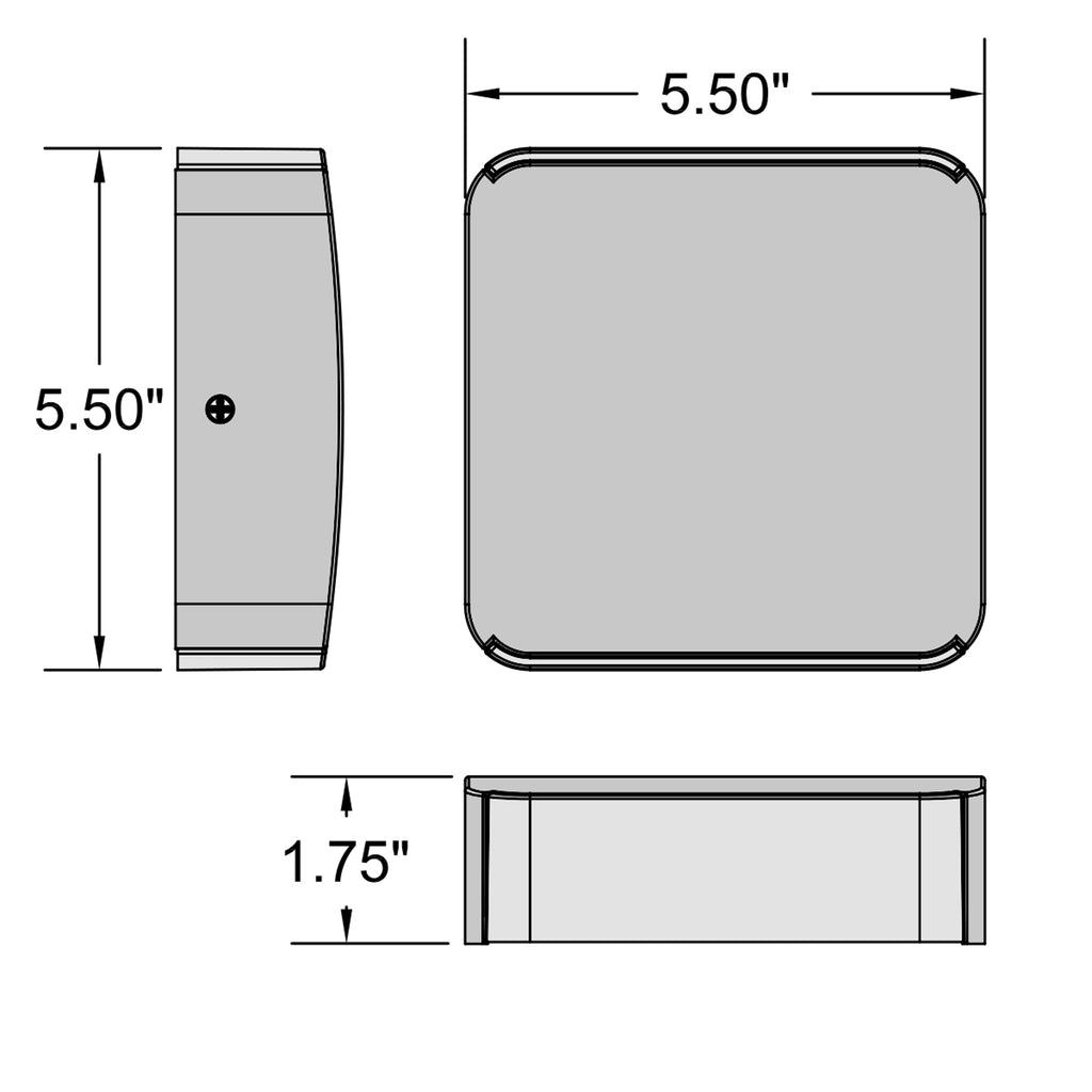 Access Lighting Newport Bi-Directional Outdoor LED Wall Mount, White, image 7
