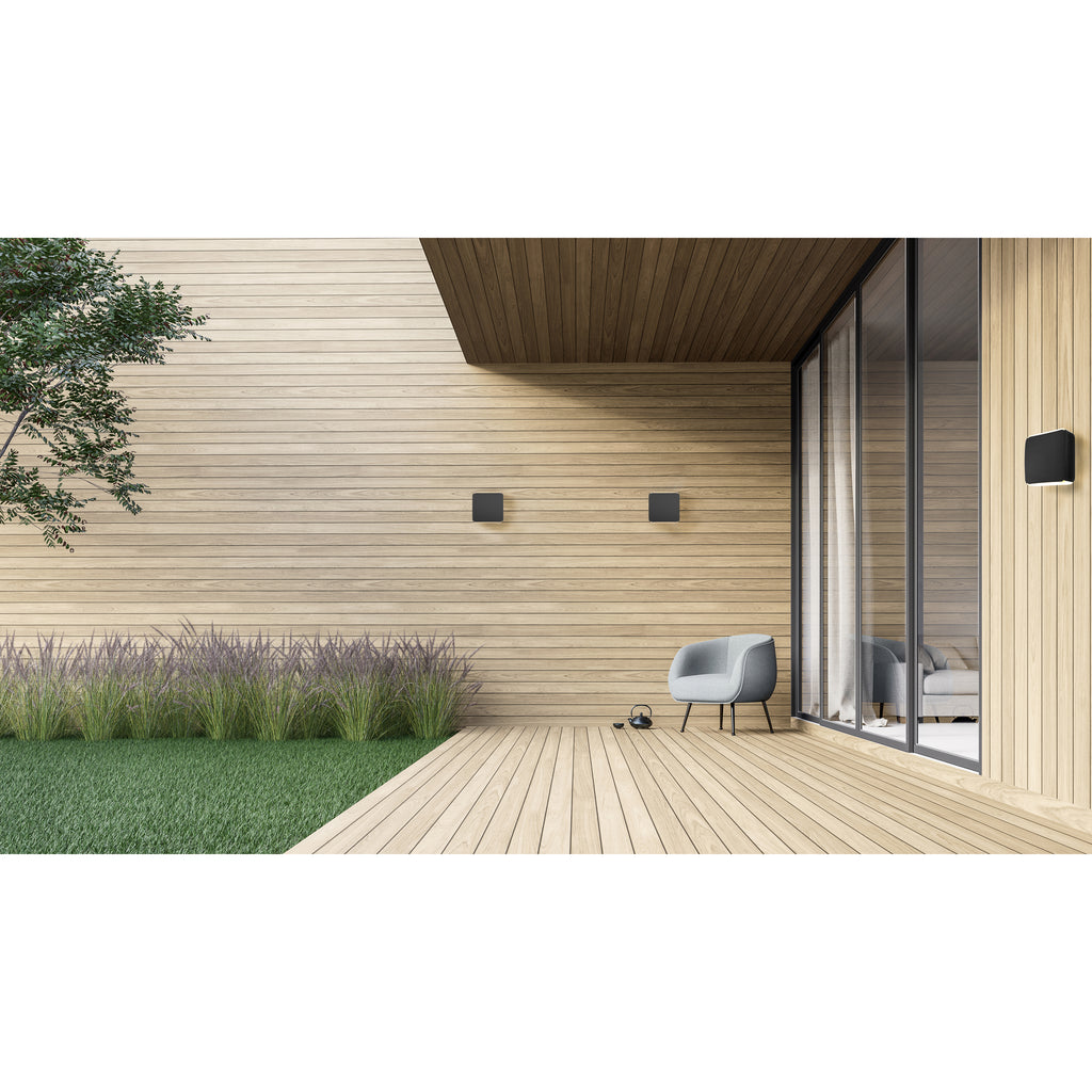 Access Lighting Newport Bi-Directional Outdoor LED Wall Mount, Black, image 7