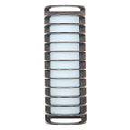 Bermuda 2 Light Outdoor LED Wall Mount, Bronze (20030LEDDMGLP)
