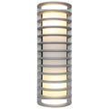 Bermuda 2 Light Outdoor LED Wall Mount, Satin (20030LEDDMGLP)