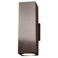 Bayside Bi-Directional Outdoor LED Wall Mount, Bronze