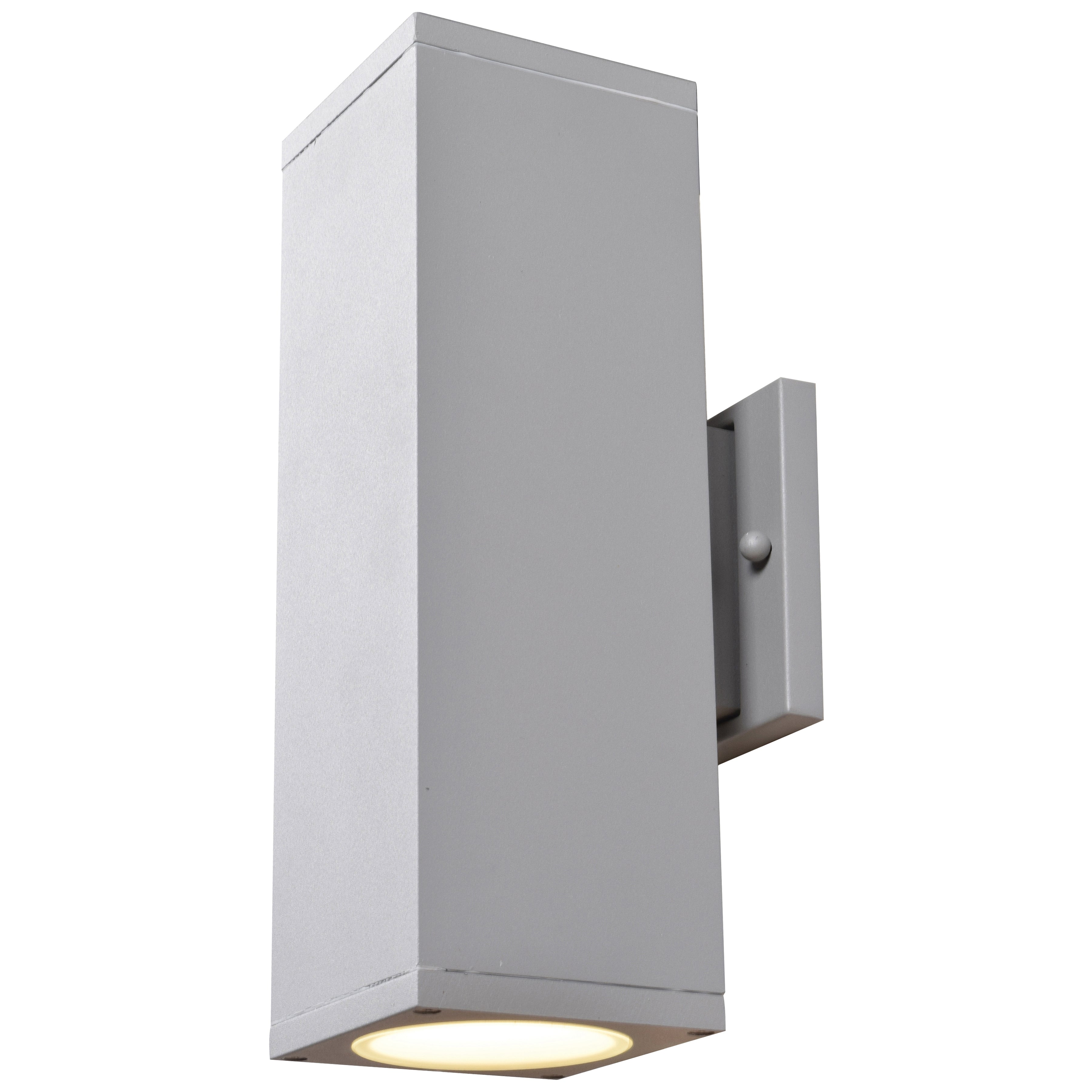 Bayside Bi-Directional Outdoor LED Wall Mount, Satin