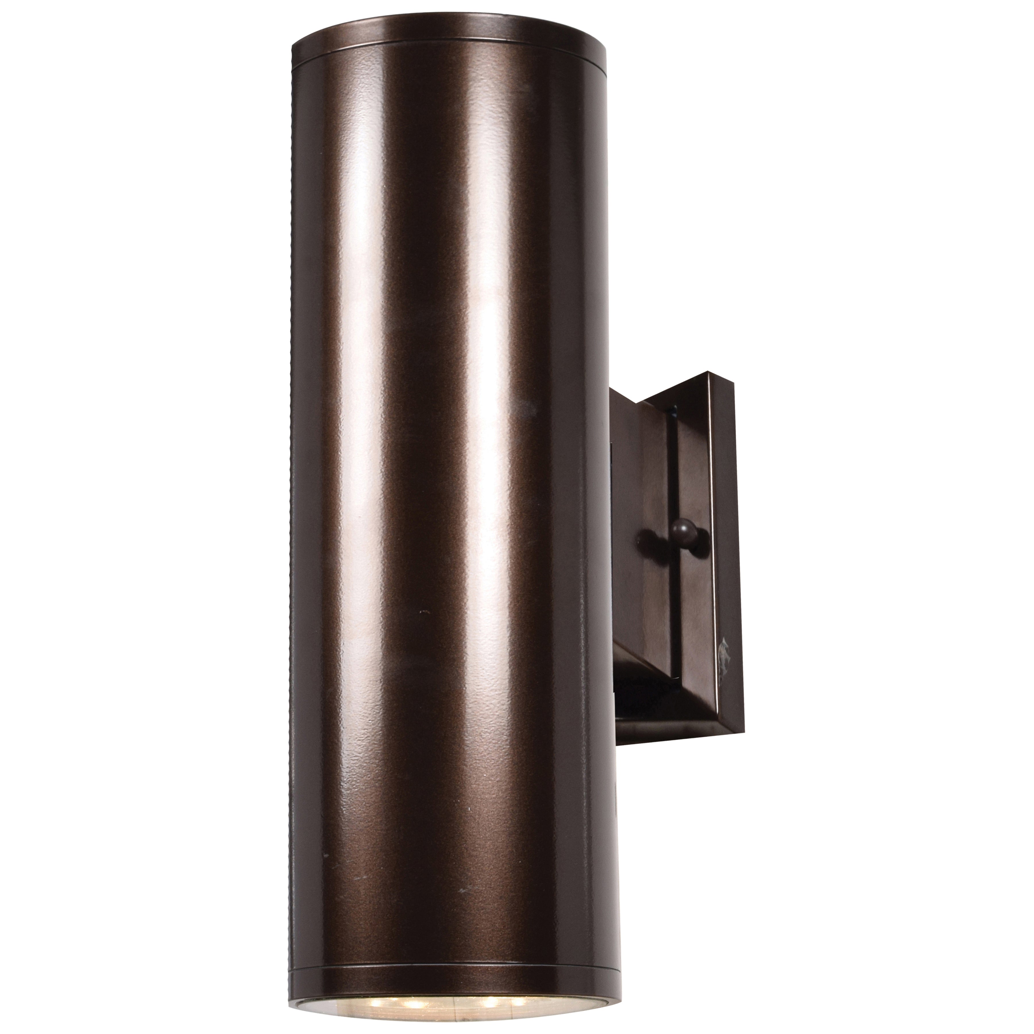 Sandpiper Bi-Directional Outdoor LED Wall Mount, Bronze