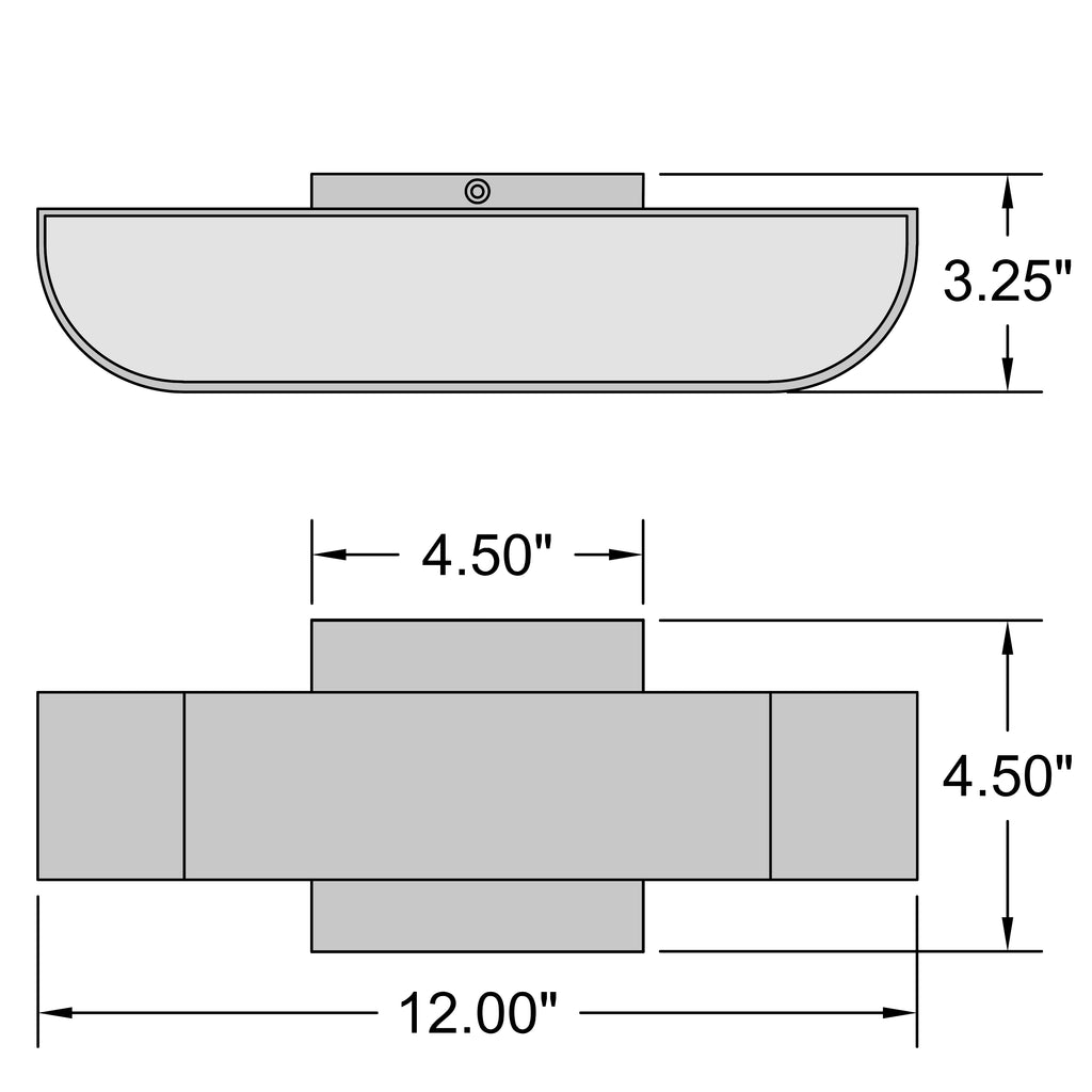 Access Lighting Montreal Bi-Directional Outdoor LED Wall Mount, Bronze, image 6